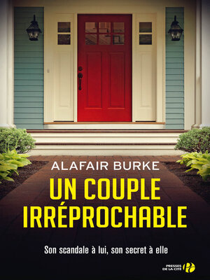 cover image of Un couple irréprochable